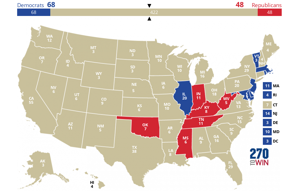 2024 Presidential Election Interactive Map