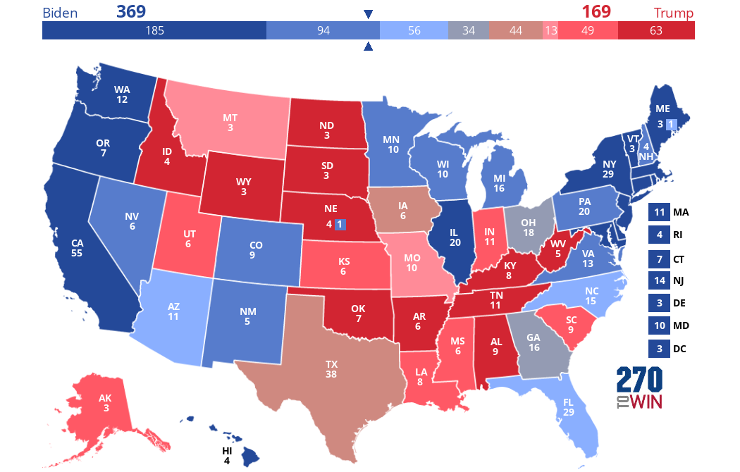 2025 Presidential Election Interactive Map