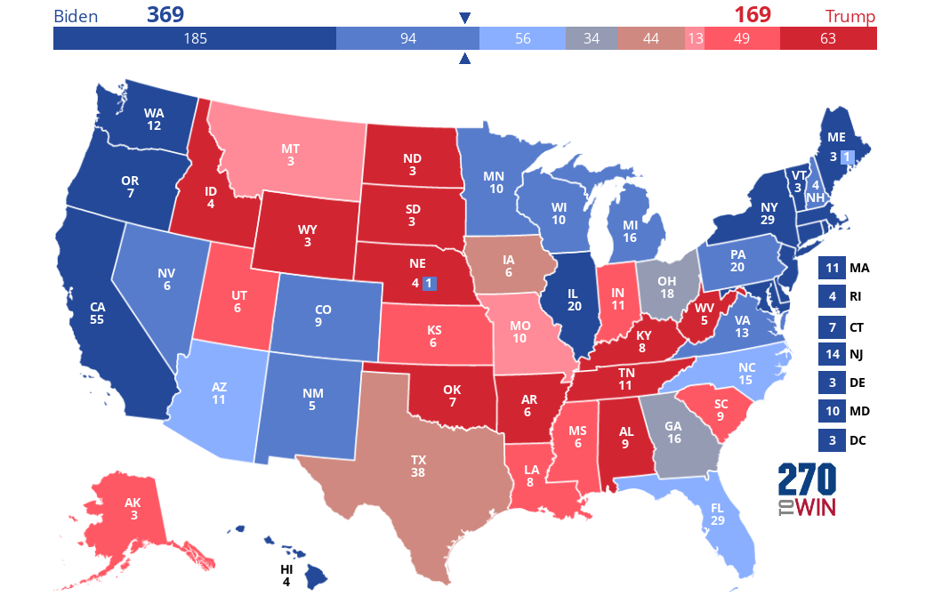 2024 Presidential Election Interactive Map