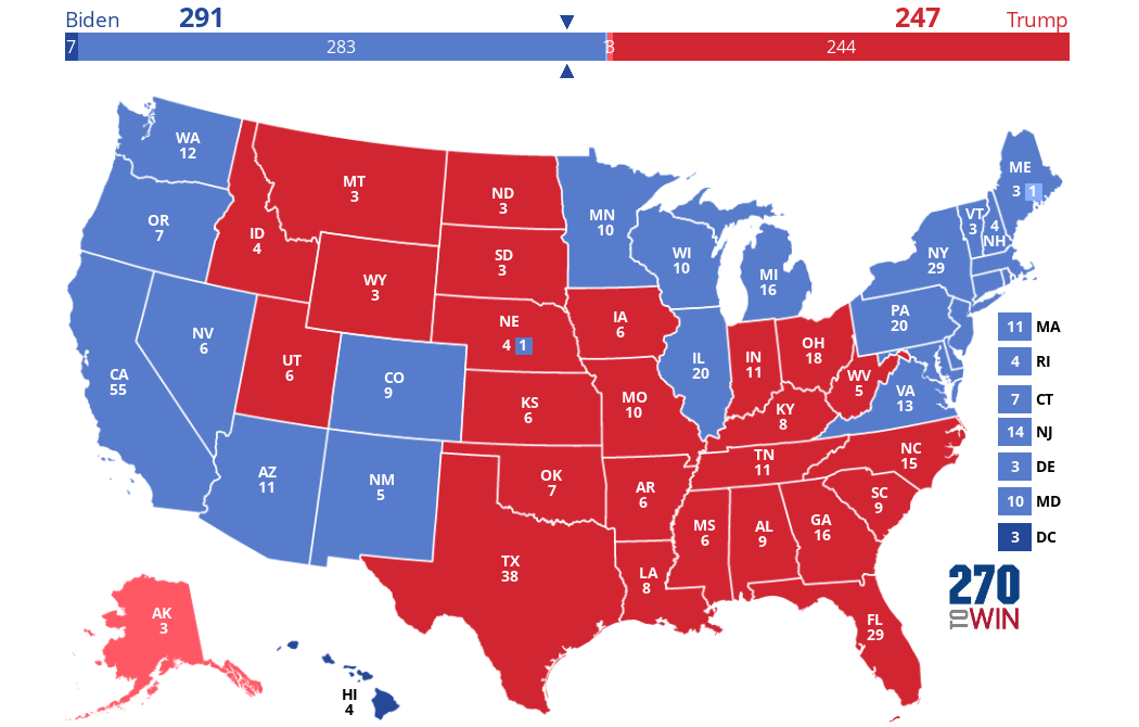 2024 Presidential Election Interactive Map
