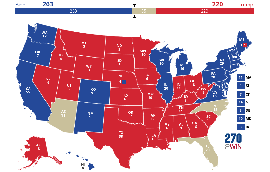 New South Carolina Poll (Morning Consult, B/C) Biden 7, Harrison +2