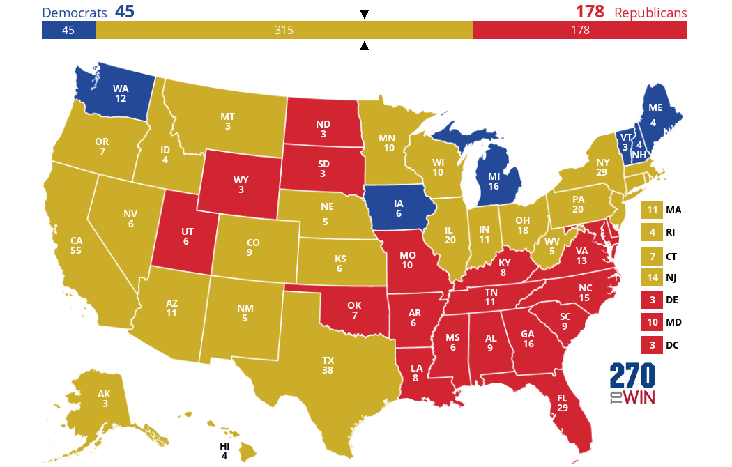 2024 Presidential Election Interactive Map