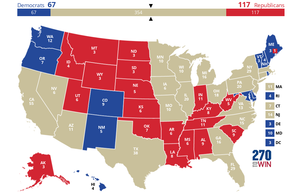 2024 Presidential Election Interactive Map