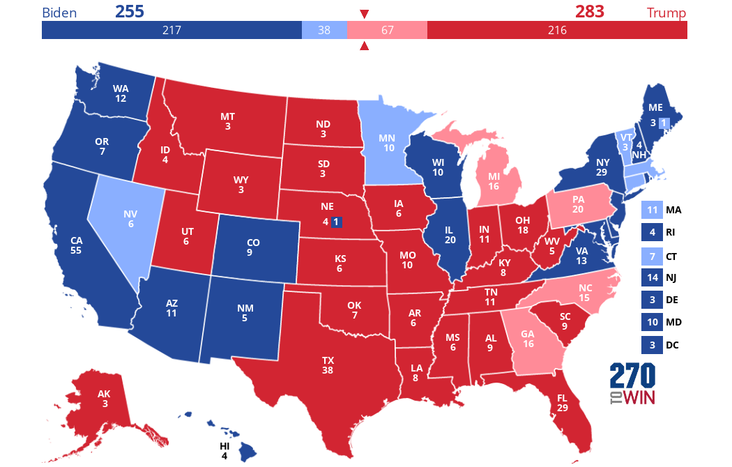2024 Presidential Election Interactive Map