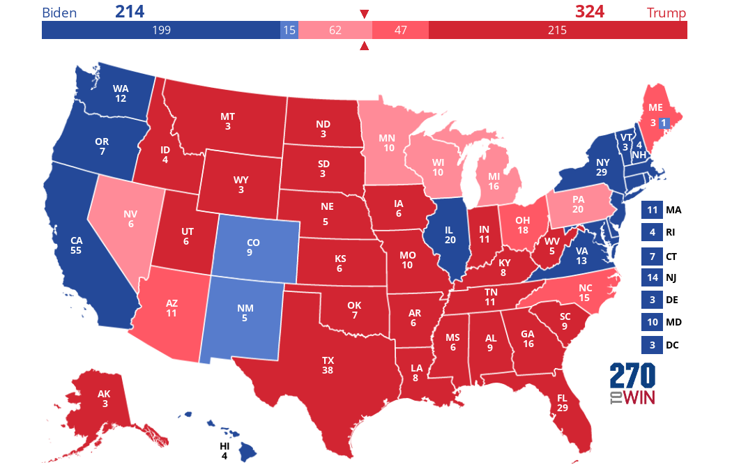 2024 Presidential Election Interactive Map