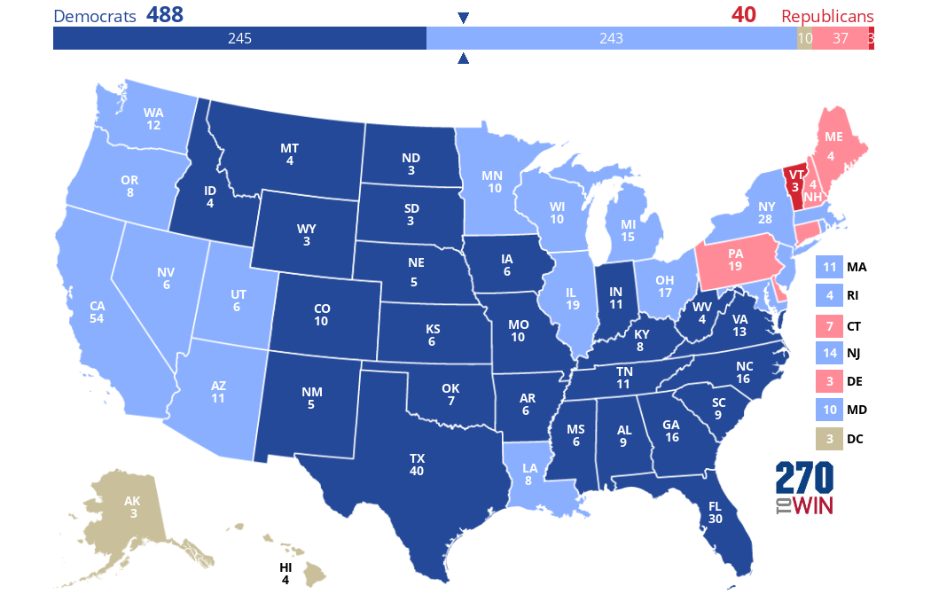 2025 Presidential Election Interactive Map