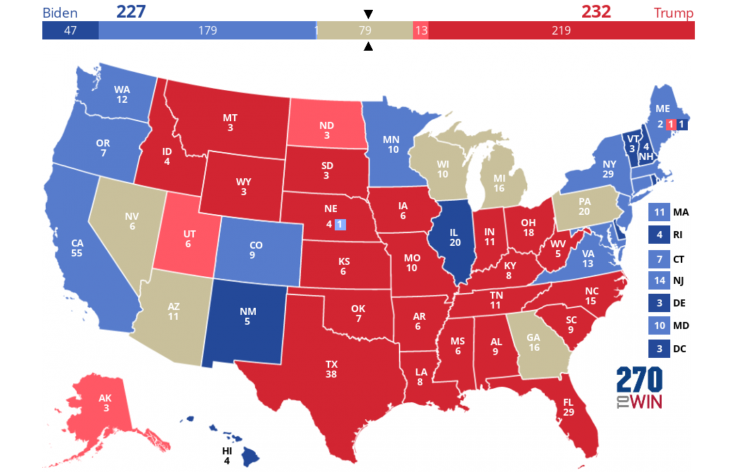 2024 Presidential Election Interactive Map