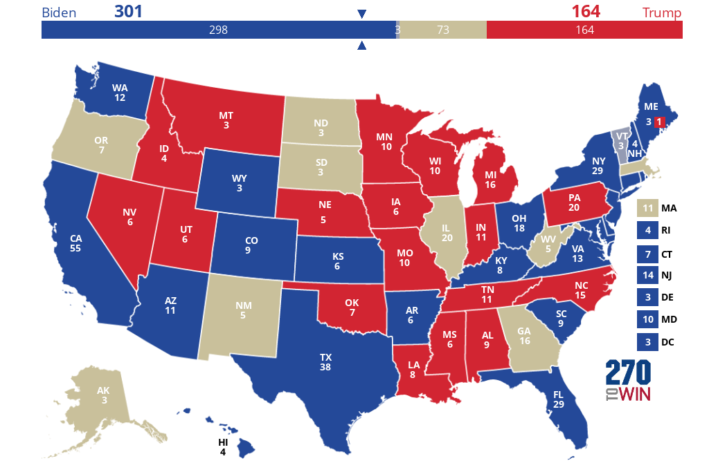2024 Presidential Election Interactive Map
