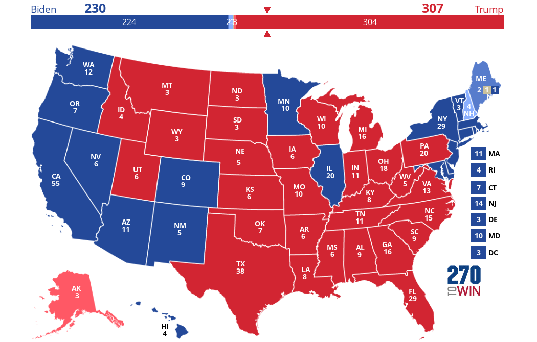 2024 Presidential Election Interactive Map