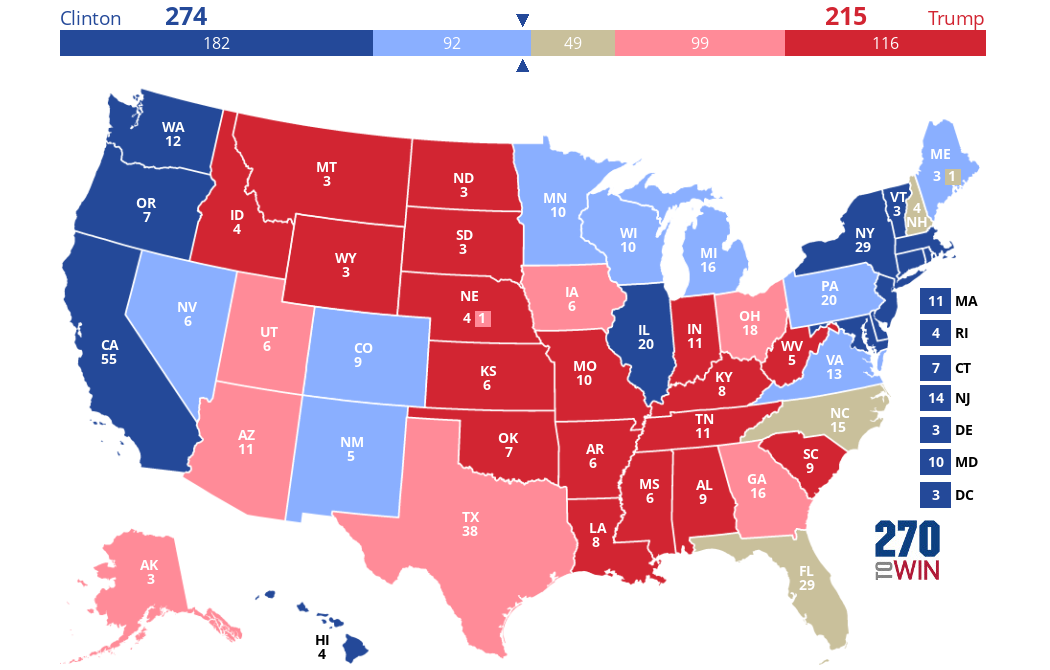 Fox News Electoral Map 270toWin