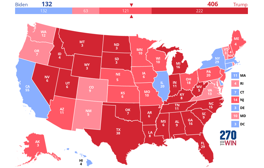 2024 Presidential Election Interactive Map