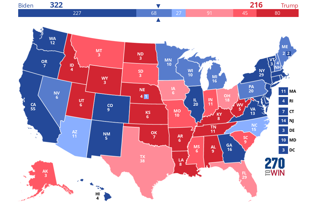 2024 Presidential Election Interactive Map