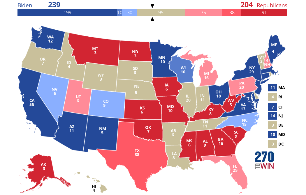 2024 Presidential Election Interactive Map