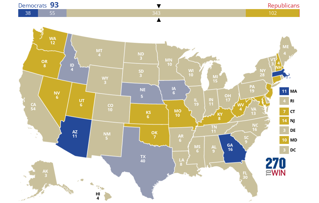 2025 Presidential Election Interactive Map