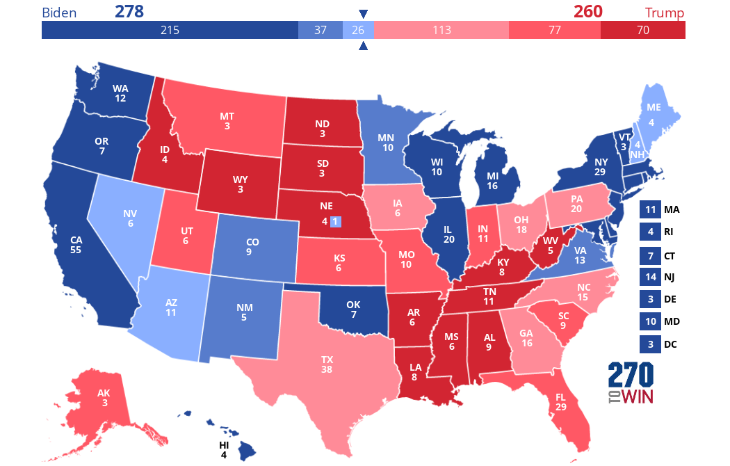 2024 Presidential Election Interactive Map