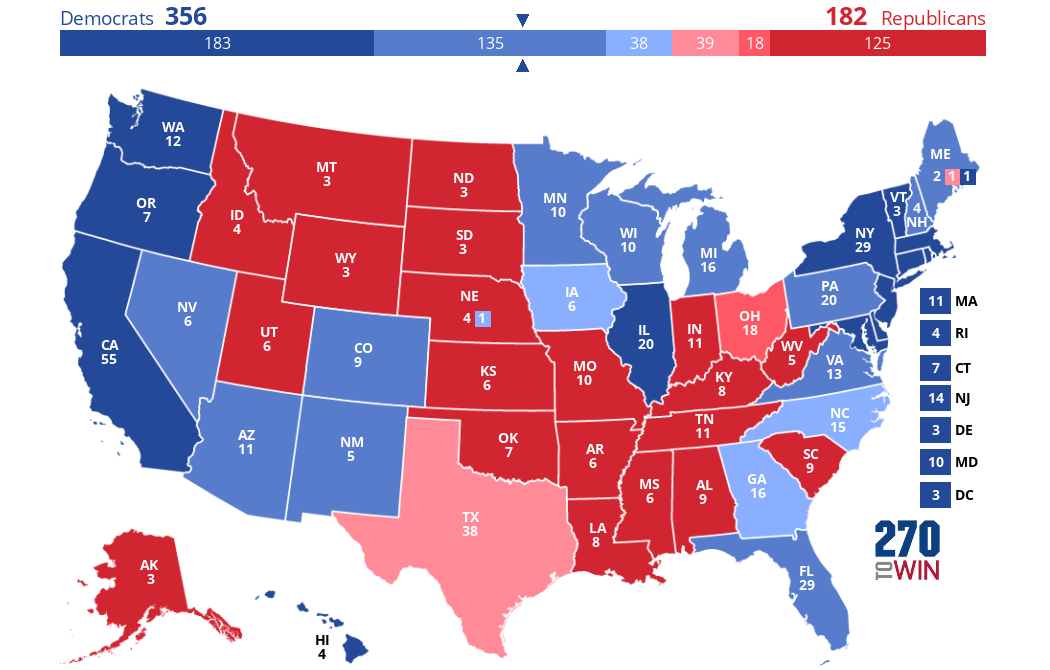 2025 Presidential Election Interactive Map