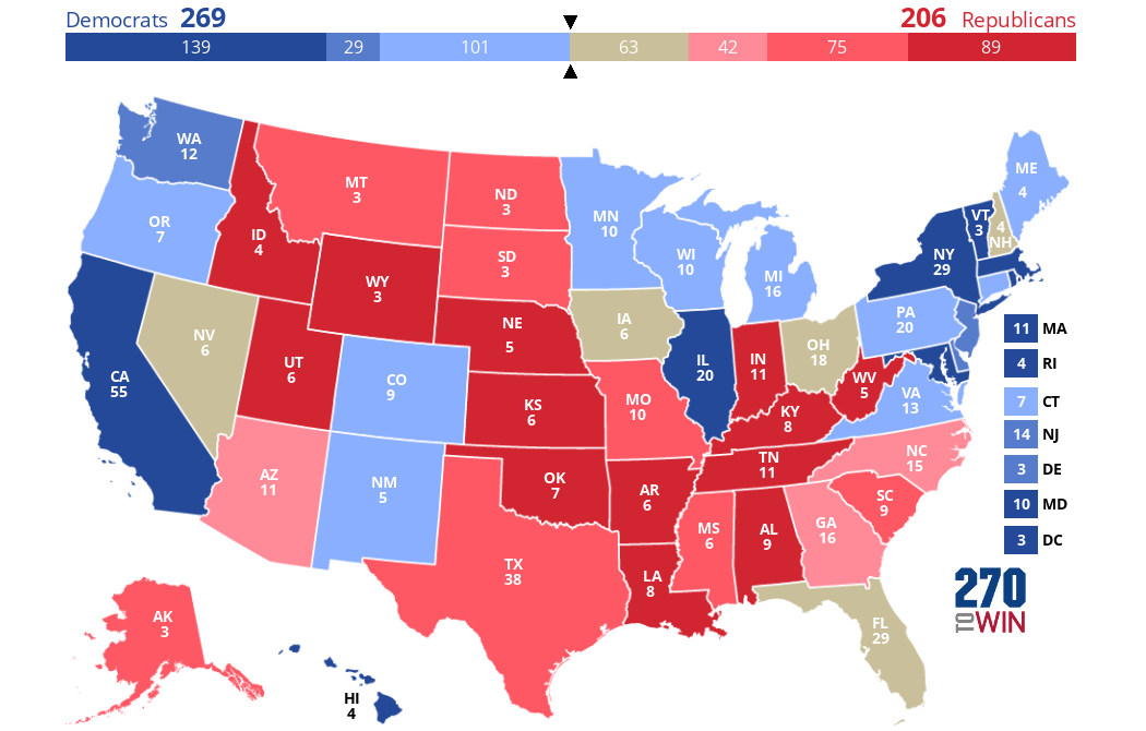 2024 Presidential Election Interactive Map