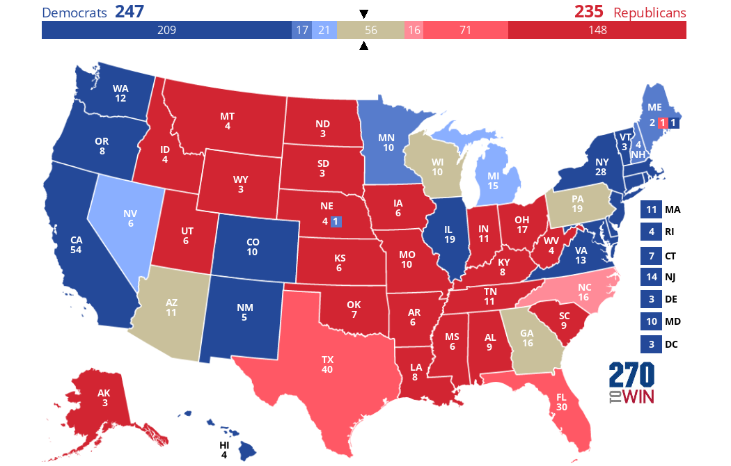 Cook Political Report 2024 Electoral College Ratings