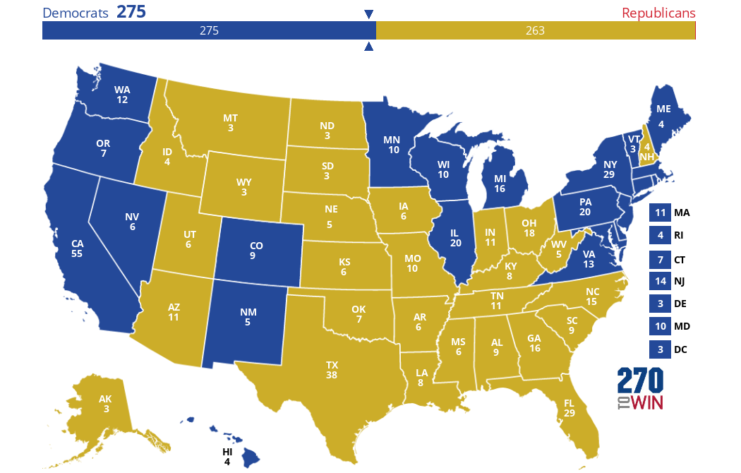 2024 Presidential Election Interactive Map