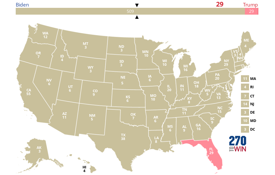 2024 Presidential Election Interactive Map