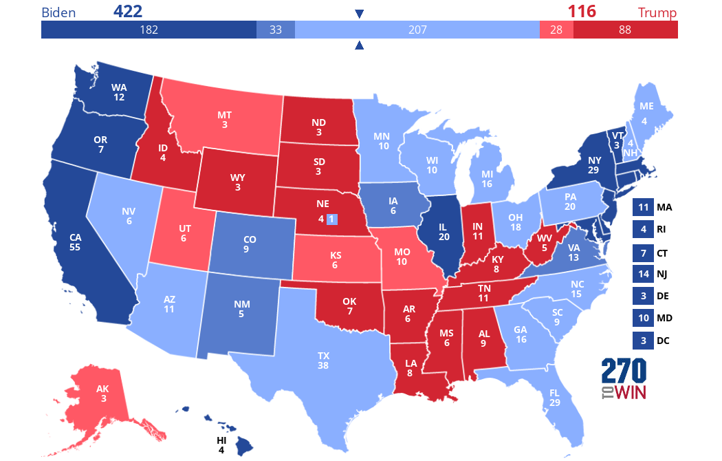 2024 Presidential Election Interactive Map