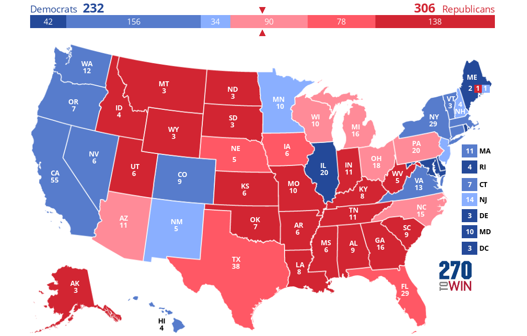 2024 Presidential Election Interactive Map