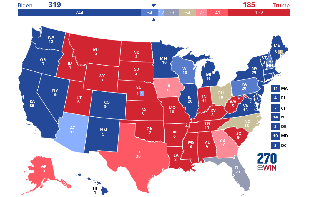 2024 Presidential Election Interactive Map