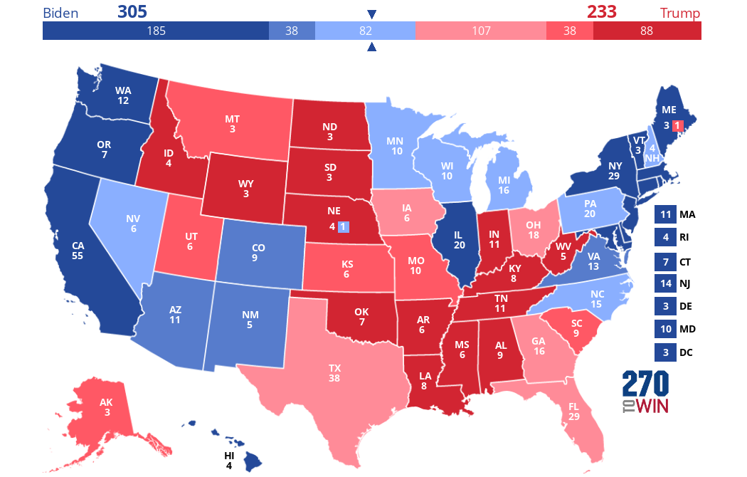 2024 Presidential Election Interactive Map