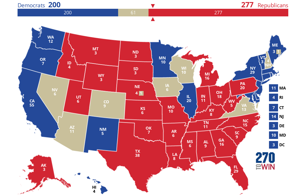 2025 Presidential Election Interactive Map