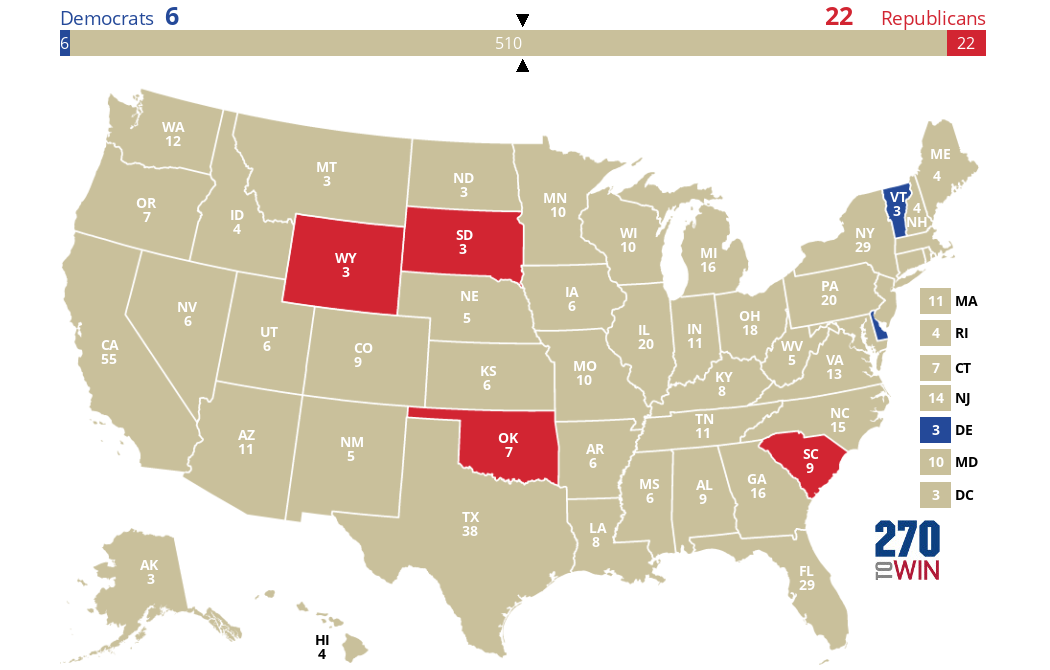 2024 Presidential Election Interactive Map