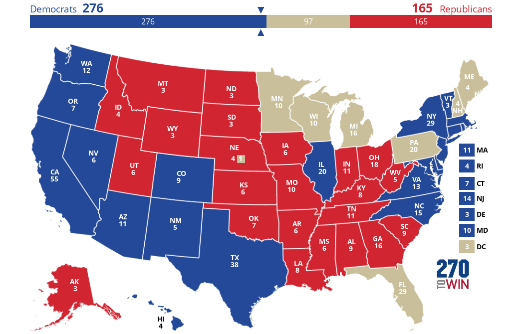 2025 Presidential Election Interactive Map