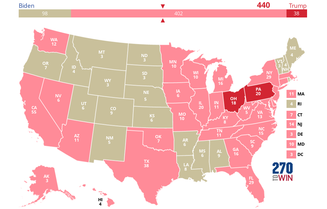 2024 Presidential Election Interactive Map