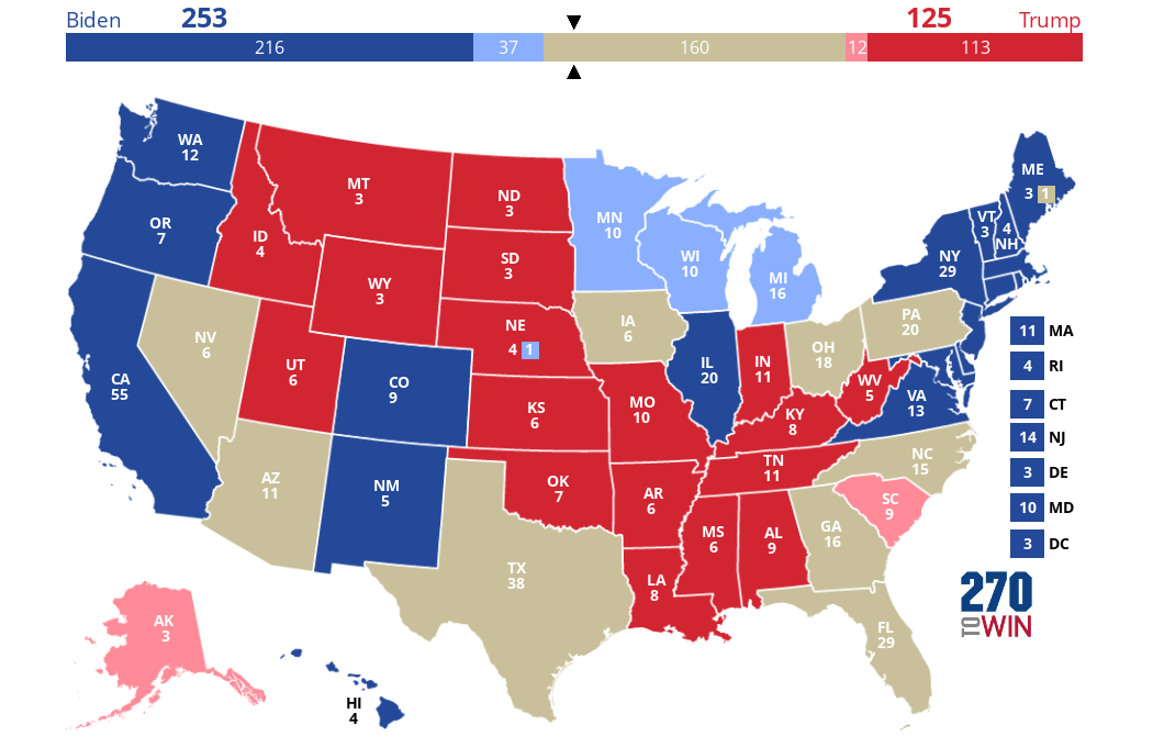 2024 Presidential Election Interactive Map