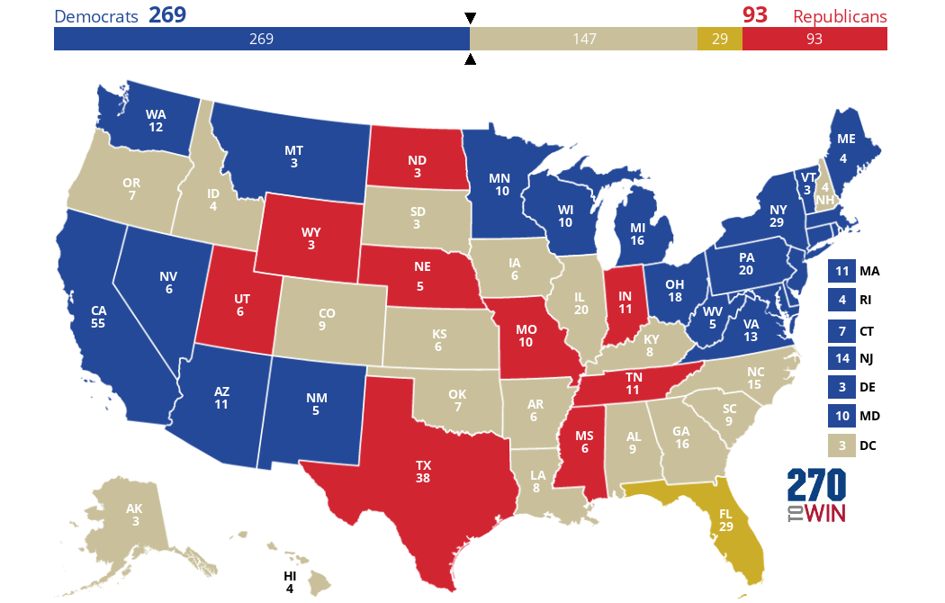 2024 Presidential Election Interactive Map