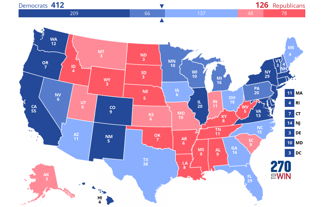 2024 Presidential Election Interactive Map