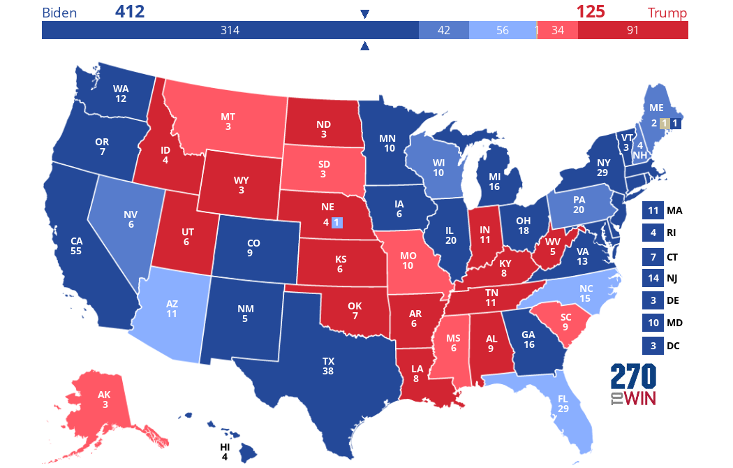 2025 Presidential Election Interactive Map