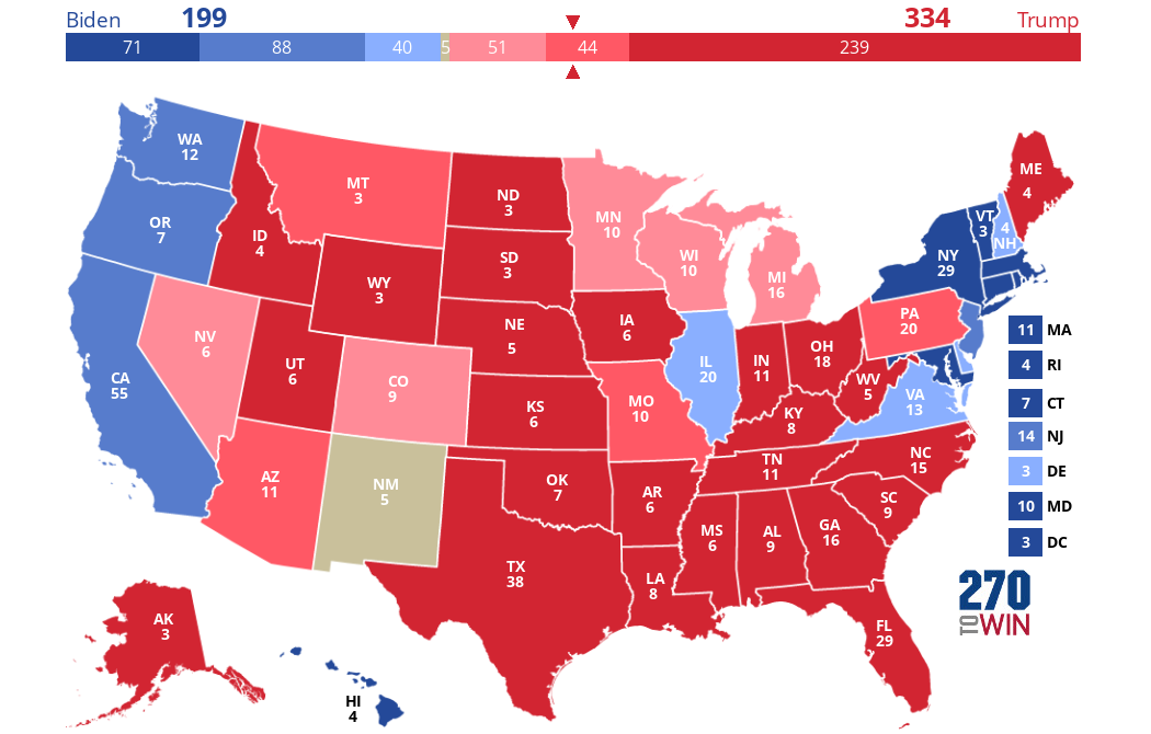 2025 Presidential Election Interactive Map