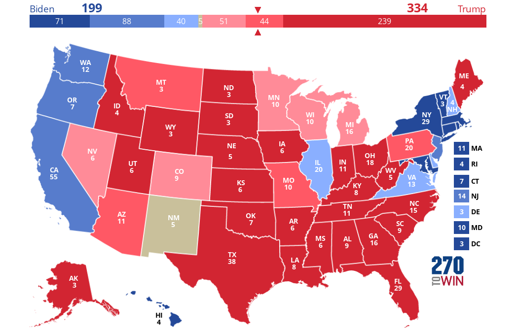 2024 Presidential Election Interactive Map