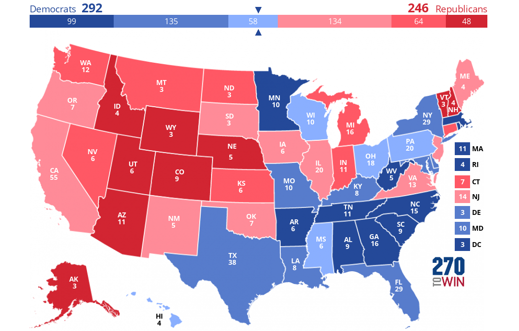 Political Map United States 2024 United States Map