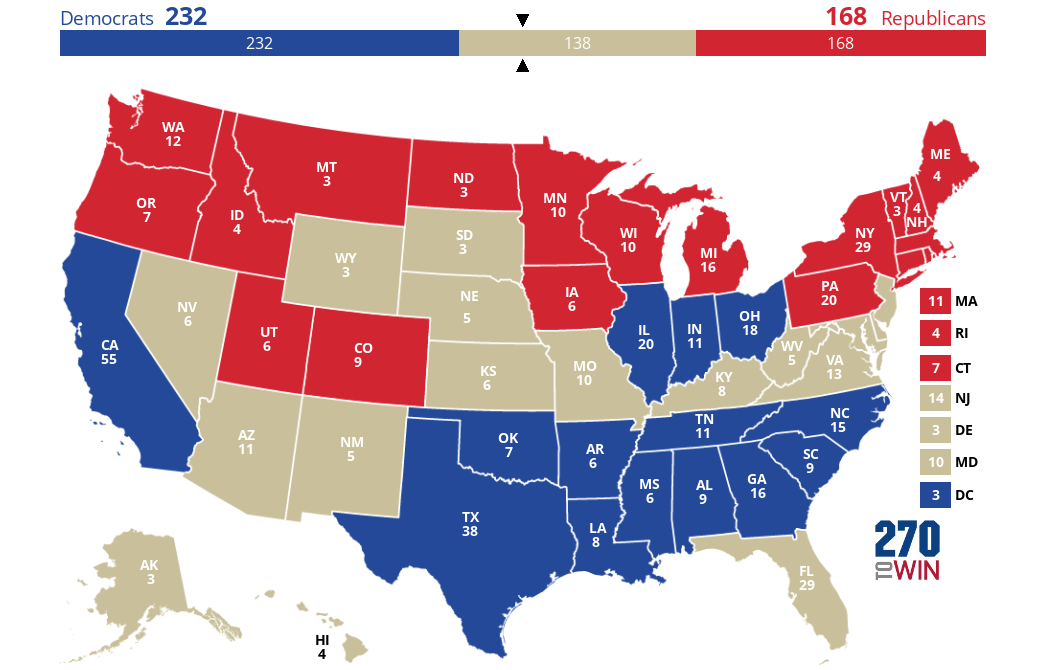 2024 Presidential Election Interactive Map