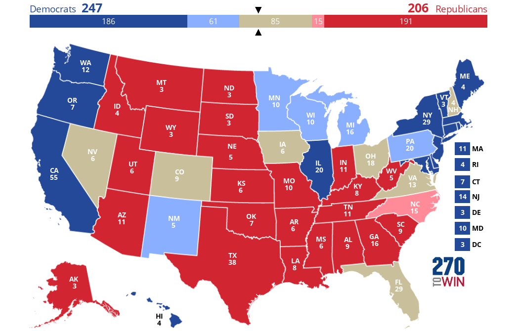 2025 Election Prediction Map Reddit