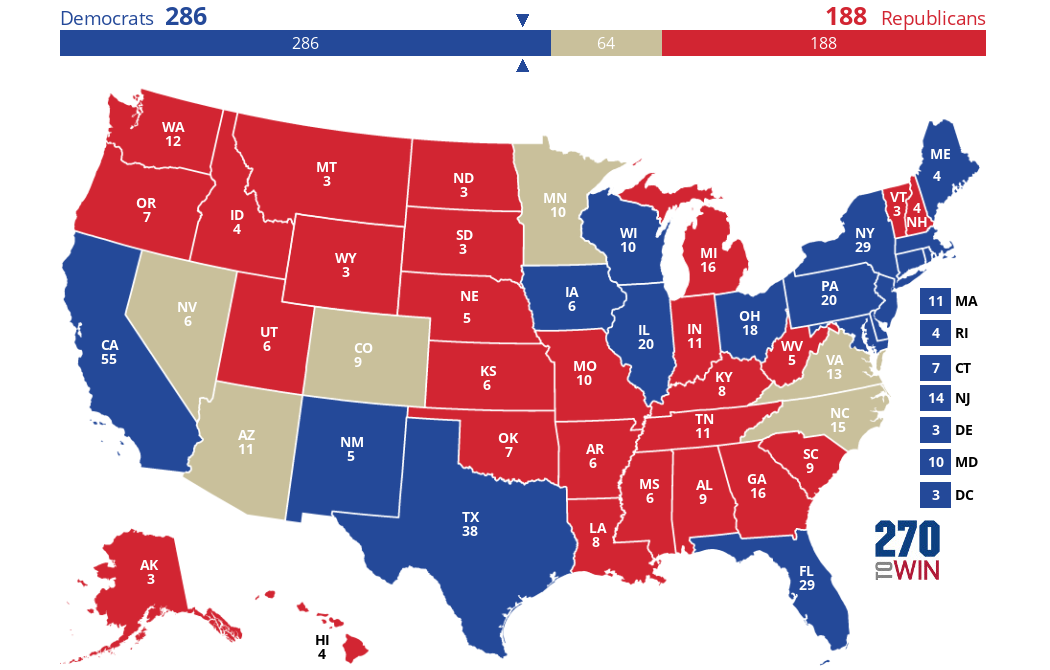 2024 Presidential Election Interactive Map