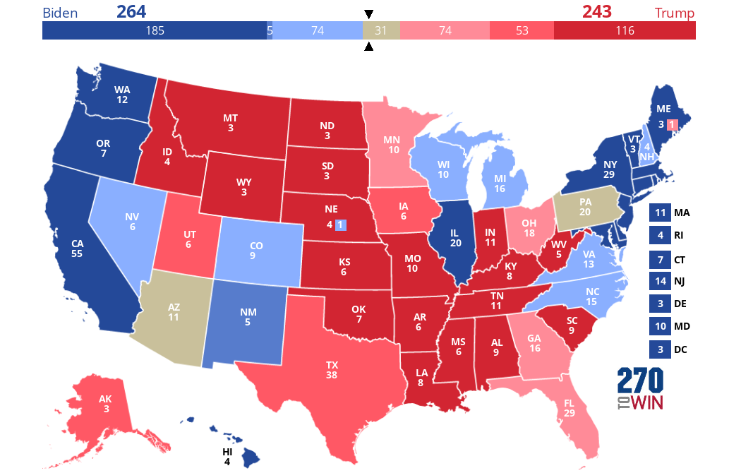 2024 Presidential Election Interactive Map