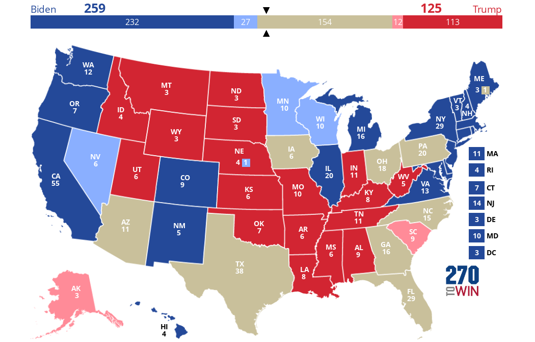 2025 Presidential Election Interactive Map
