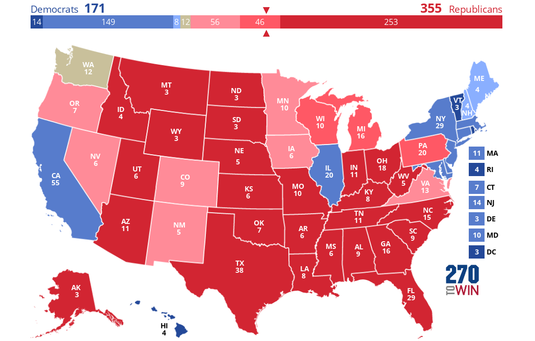 2025 Presidential Election Interactive Map