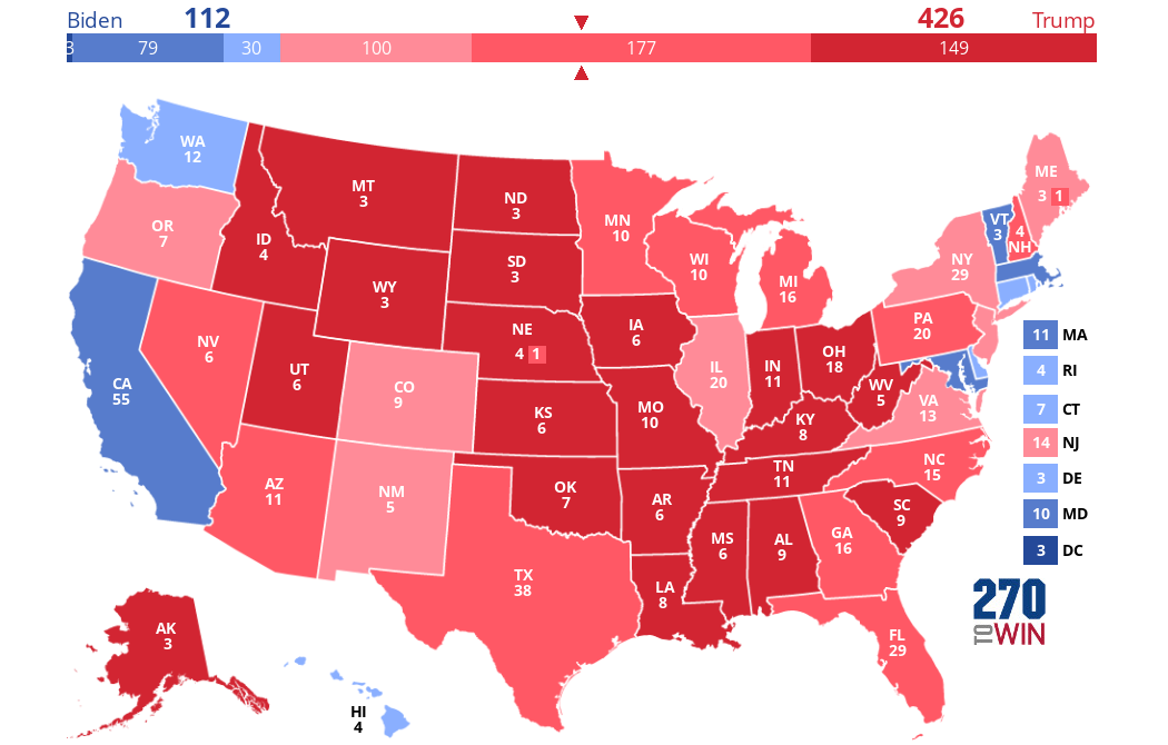 2024 Presidential Election Interactive Map