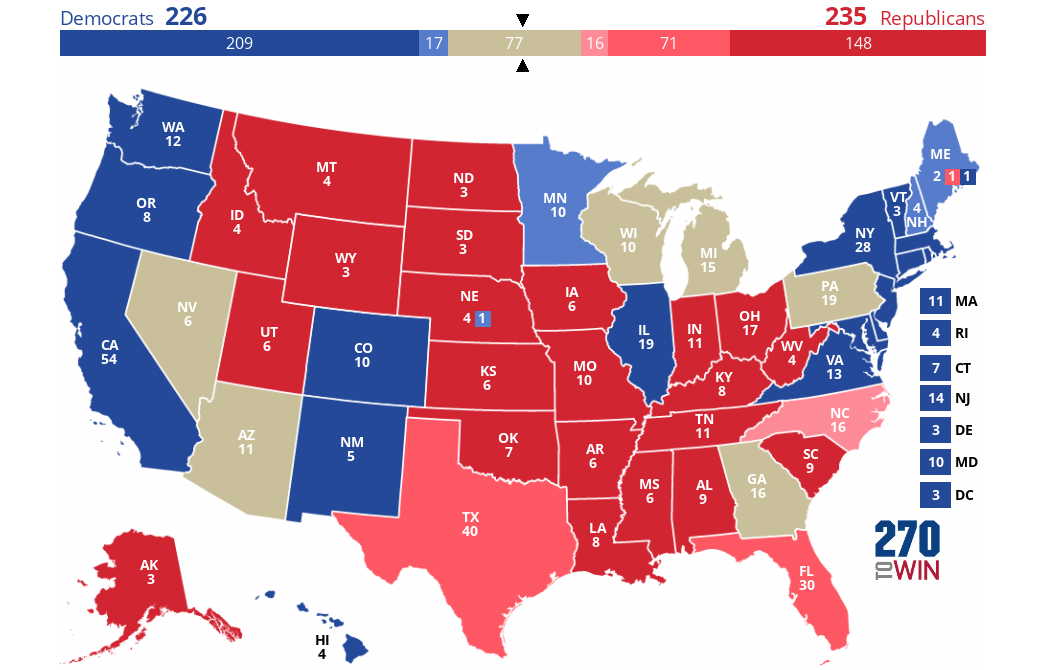 Cook Political Report 2024 Electoral College Ratings