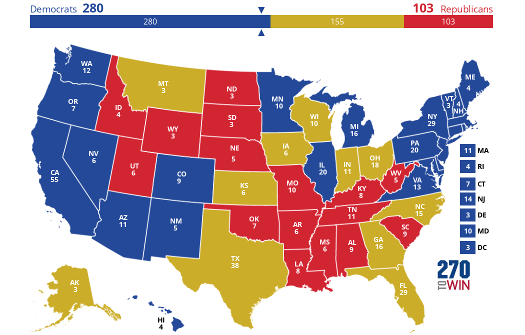 2024 Presidential Election Interactive Map
