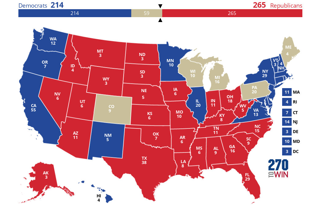 2025 Presidential Election Interactive Map