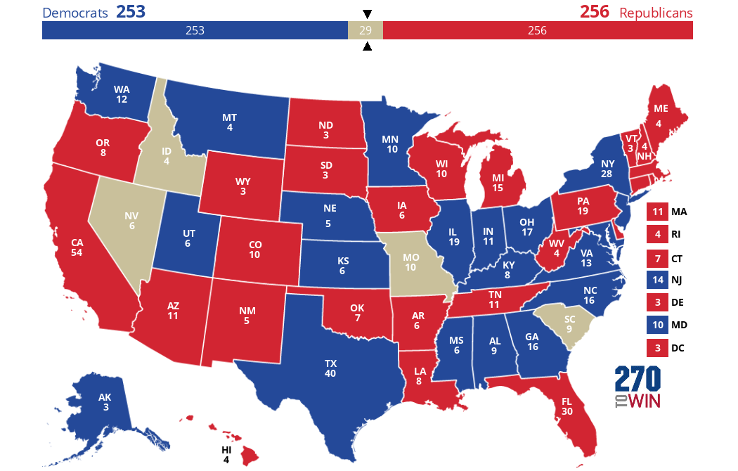 2024 Presidential Election Interactive Map